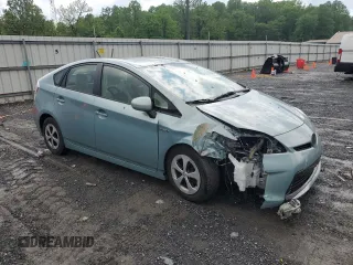 2015 Toyota Prius Four with VIN JTDKN3DU1F1959645, listed as a Copart auction lot 55931955 with 64,932 mi miles and Salvage Title. Bid and sale history available at DreamBid. Image 4.
