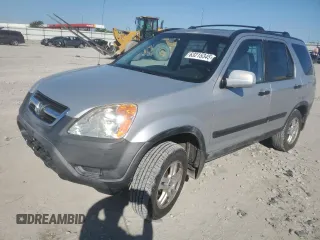 2002 Honda CR-V EX with VIN JHLRD78852C061346, listed as a Copart auction lot 63215345 with 244,470 mi miles and Salvage title. Bid and sale history available at DreamBid. Image 1.