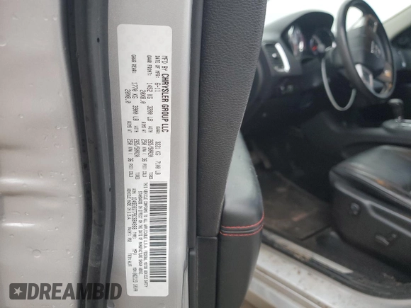 2011 Dodge Durango R/T with VIN 1D4SE6GT7BC684868, listed as a Copart auction lot 88290135 with 110,827 mi miles and Non repairable. Bid and sale history available at DreamBid. Image 13.