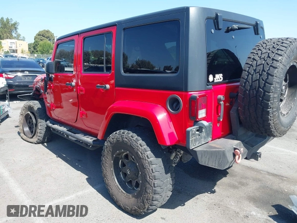 2016 Jeep Wrangler Unlimited Sahara with VIN 1C4BJWEG9GL194499, listed as a IAAI auction lot 42519265 with 84,432 mi miles and . Bid and sale history available at DreamBid. Image 3.