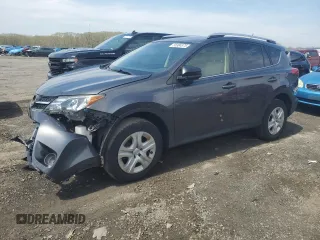 2015 Toyota RAV4 LE with VIN JTMBFREV8FJ048557, listed as a Copart auction lot 55304875 with 123,912 mi miles and Clean Title. Bid and sale history available at DreamBid. Image 1.