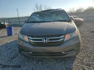 2014 Honda Odyssey EX-L with VIN 5FNRL5H63EB007568, listed as a Copart auction lot 46528515 with 184,430 mi miles and Salvage Title. Bid and sale history available at carsss.com. Image 11.