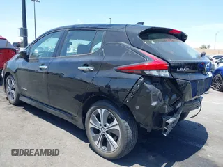 2019 Nissan LEAF SV with VIN 1N4AZ1CP7KC313224, listed as a IAAI auction lot 42289125 with 42,316 mi miles and . Bid and sale history available at DreamBid. Image 3.
