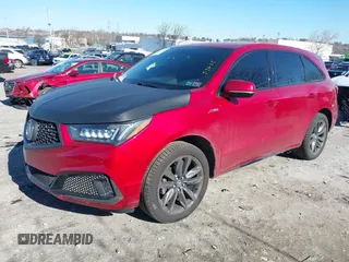 2020 Acura MDX w/Technology/A-Spec Pkg with VIN 5J8YD4H02LL025103, listed as a IAAI auction lot 41742821 with 26,893 mi miles. Bid and sale history available at carsss.com. Image 2.