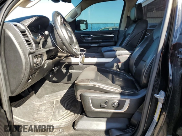 2020 Ram 1500 Laramie with VIN 1C6SRFDTXLN142456, listed as a Copart auction lot 43264155 with 57,661 mi miles and Salvage Title. Bid and sale history available at carsss.com. Image 7.