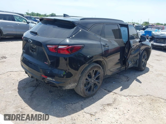 2019 Chevrolet Blazer RS z VIN 3GNKBERS6KS663807, wystawiony jako IAAI lot #42230602 z przebiegiem 67 408 mil mil oraz . Historia ofert i sprzedaży dostępna na DreamBid. Obrazek 4.