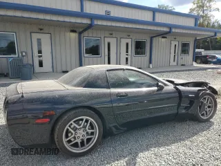 2003 Chevrolet Corvette Z06 with VIN 1G1YY12SX35132165, listed as a Copart auction lot 75960994 with 145,382 mi miles and Salvage Title. Bid and sale history available at carsss.com. Image 3.