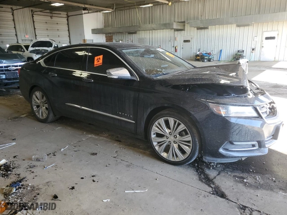 2015 Chevrolet Impala LTZ with VIN 2G1165S3XF9171420, listed as a Copart auction lot 46586455 with 0 mi miles and Non Repairable. Bid and sale history available at carsss.com. Image 4.
