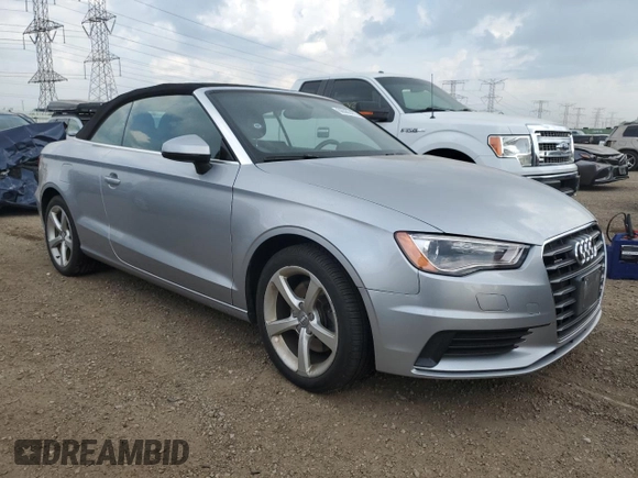 2015 Audi A3 with VIN WAU7FLFF1F1032028, listed as a Copart auction lot 66086475 with 108,326 mi miles and Clean title. Bid and sale history available at DreamBid. Image 4.
