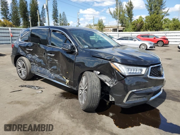 2020 Acura MDX w/Technology Pkg with VIN 5J8YD3H59LL001600, listed as a Copart auction lot 44429965 with 34,992 mi miles and Non Repairable. Bid and sale history available at carsss.com. Image 4.