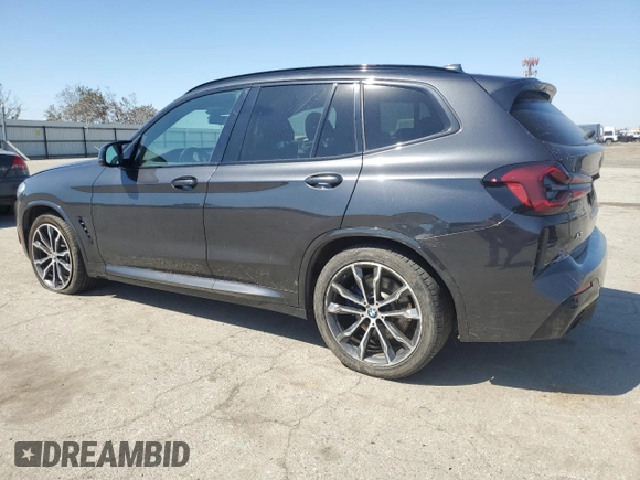 2022 BMW X3 M40i with VIN 5UX83DP06N9J37372, listed as a Copart auction lot 50807105 with 70,070 mi miles and Salvage Title. Bid and sale history available at carsss.com. Image 2.