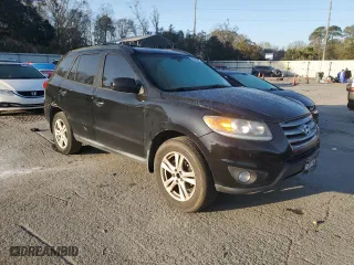 2012 Hyundai Santa Fe Limited with VIN 5XYZK4AG6CG140038, listed as a Copart auction lot 48536185 with 177,077 mi miles and Salvage Title. Bid and sale history available at carsss.com. Image 4.