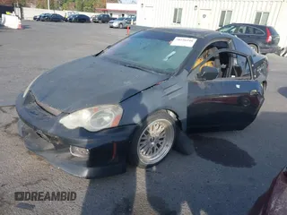 2002 Acura RSX Type S with VIN JH4DC53092C038764, listed as a IAAI auction lot 41102881 with 1 mi miles. Bid and sale history available at carsss.com. Image 2.