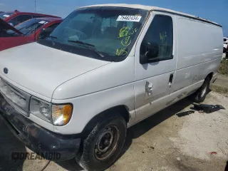 2002 Ford Econoline Cargo with VIN 1FTRE14262HB72368, listed as a Copart auction lot 75482434 with 249,010 mi miles and Non Repairable. Bid and sale history available at DreamBid. Image 1.