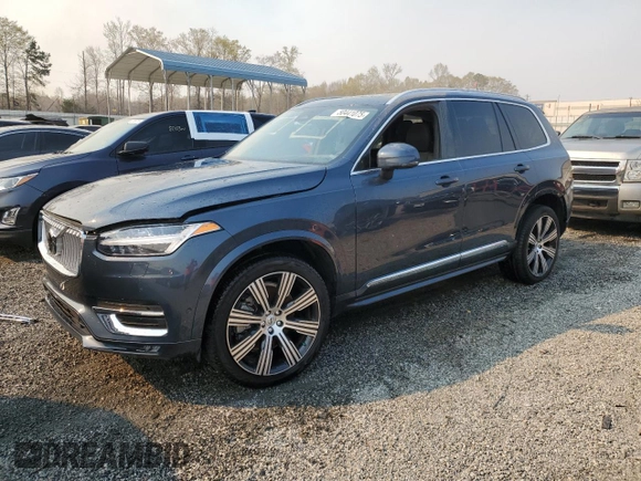 2024 Volvo XC90 Ultimate Bright Theme with VIN YV4062PF0R1170965, listed as a Copart auction lot 50441075 with 0 mi miles and Salvage Title. Bid and sale history available at carsss.com. Image 1.