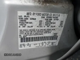 2002 Ford Escape XLT Choice with VIN 1FMYU04102KA50832, listed as a Copart auction lot 49432454 with 125,916 mi miles and Salvage Title. Bid and sale history available at carsss.com. Image 15.
