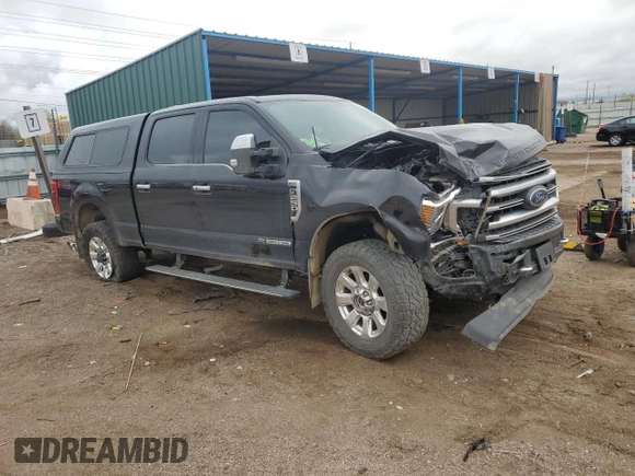 2020 Ford F-250 XL with VIN 1FT8W2BT7LEE77472, listed as a Copart auction lot 55631295 with 82,010 mi miles and Salvage title. Bid and sale history available at DreamBid. Image 4.