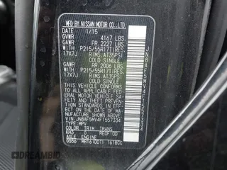 2015 Nissan Juke S with VIN JN8AF5MV4FT557334, listed as a IAAI auction lot 42043582 with 82,509 mi miles and . Bid and sale history available at carsss.com. Image 9.