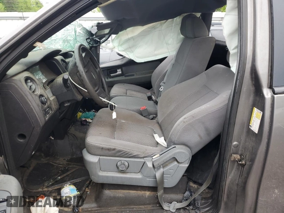 2012 Ford F-150 XL with VIN 1FTMF1EM0CFB22909, listed as a Copart auction lot 55887475 with 154,966 mi miles and Salvage title. Bid and sale history available at DreamBid. Image 7.