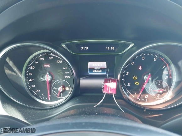 2019 Mercedes-Benz CLA with VIN WDDSJ4EB0KN768581, listed as a IAAI auction lot 41856086 with 41,864 mi miles. Bid and sale history available at carsss.com. Image 7.
