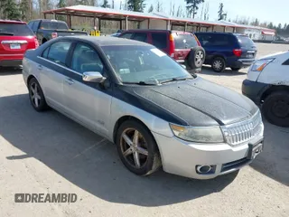2007 Lincoln MKZ with VIN 3LNHM26T97R647118, listed as a IAAI auction lot 41945553 with 192,106 mi miles. Bid and sale history available at carsss.com. Image 1.