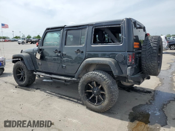 2016 Jeep Wrangler Unlimited Sport with VIN 1C4BJWDG7GL292531, listed as a Copart auction lot 54062075 with 110,878 mi miles and Salvage Title. Bid and sale history available at DreamBid. Image 2.