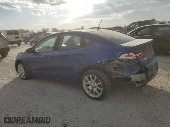 2013 Dodge Dart SXT with VIN 1C3CDFBA0DD175944, listed as a Copart auction lot 77598634 with 98,373 mi miles and Salvage Title. Bid and sale history available at carsss.com. Image 2.
