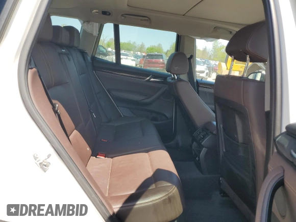 2015 BMW X3 xDrive28i z VIN 5UXWX9C56F0D49076, wystawiony jako Copart lot #56035035 z przebiegiem 82 176 mil mil oraz Szkody całkowita. Historia ofert i sprzedaży dostępna na DreamBid. Obrazek 11.