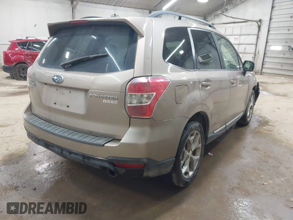 2015 Subaru Forester Touring with VIN JF2SJAUC6FH455446, listed as a IAAI auction lot 42095963 with 152,545 mi miles and . Bid and sale history available at DreamBid. Image 4.