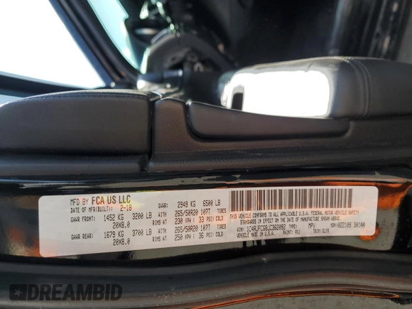 2018 Jeep Grand Cherokee High Altitude с VIN 1C4RJFCG8JC362092, выставлен на аукционе Copart как лот 79426754 с пробегом 119 051 миль миль и Списание • Salvage title. История ставок и продаж доступна на DreamBid. Изображение 13.