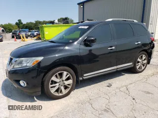 2015 Nissan Pathfinder S z VIN 5N1AR2MM3FC685553, wystawiony jako Copart lot #64879523 z przebiegiem 124 320 mil mil oraz Szkoda całkowita • Salvage title. Historia ofert i sprzedaży dostępna na DreamBid. Obrazek 1.