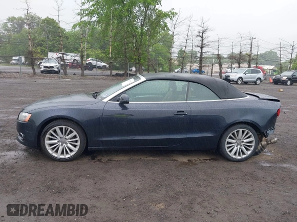 2012 Audi A5 Premium Plus with VIN WAULFAFH9CN002381, listed as a IAAI auction lot 42258750 with 81,415 mi miles and . Bid and sale history available at DreamBid. Image 14.
