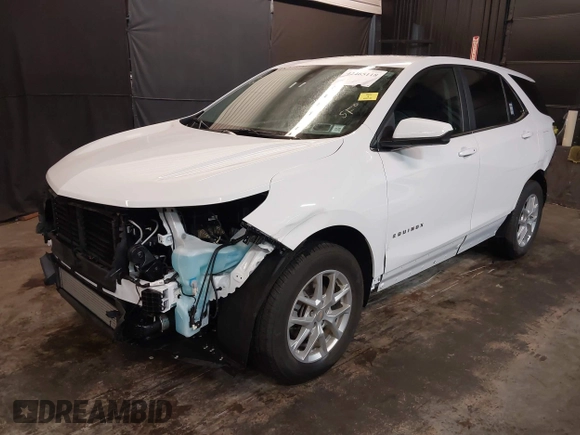 2023 Chevrolet Equinox LT with VIN 3GNAXUEG0PL105123, listed as a IAAI auction lot 42465118 with 10,530 mi miles and . Bid and sale history available at DreamBid. Image 2.