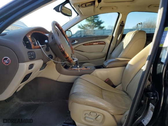 2007 Jaguar S-Type 4.2 with VIN SAJWA01B87HN75564, listed as a Copart auction lot 80131704 with 0 mi miles and Clean Title. Bid and sale history available at carsss.com. Image 7.