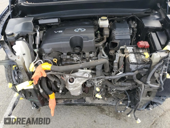 2017 Infiniti QX60 with VIN 5N1DL0MM1HC560489, listed as a Copart auction lot 50900225 with 59,091 mi miles and Salvage Title. Bid and sale history available at carsss.com. Image 12.