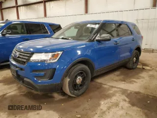 2019 Ford Police Interceptor Utility z VIN 1FM5K8AT2KGB15728, wystawiony jako Copart lot #47269075 z przebiegiem 101 595 mil mil oraz Tytuł czysty. Historia ofert i sprzedaży dostępna na DreamBid. Obrazek 1.