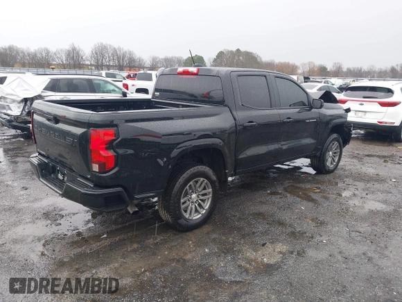 2024 Chevrolet Colorado 2WD LT with VIN 1GCGSCEC6R1172215, listed as a IAAI auction lot 41717428 with 24,966 mi miles. Bid and sale history available at carsss.com. Image 4.