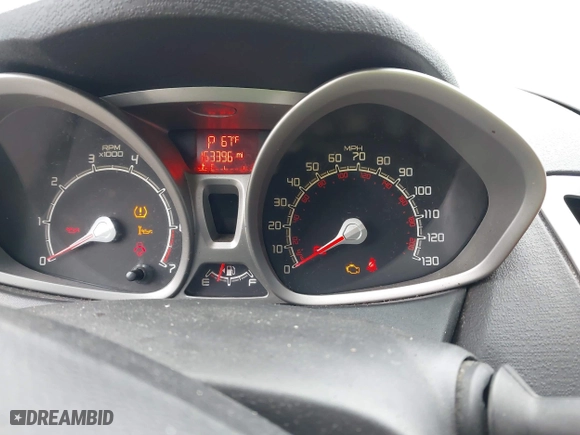 2013 Ford Fiesta SE with VIN 3FADP4BJXDM220183, listed as a IAAI auction lot 42026592 with 153,396 mi miles. Bid and sale history available at carsss.com. Image 7.