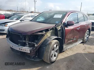 2014 Acura MDX with VIN 5FRYD3H24EB004509, listed as a IAAI auction lot 41527997 with 113,117 mi miles. Bid and sale history available at carsss.com. Image 18.