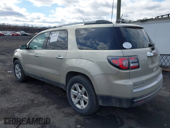 2015 GMC Acadia SLE with VIN 1GKKVPKD1FJ250809, listed as a IAAI auction lot 41703243 with 131,830 mi miles. Bid and sale history available at carsss.com. Image 3.