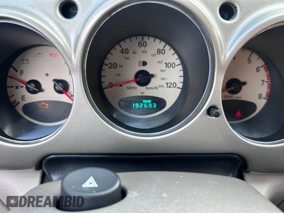 2002 Chrysler PT Cruiser Limited with VIN 3C8FY68B22T374772, listed as a Copart auction lot 77715434 with 192,693 mi miles and Clean Title. Bid and sale history available at carsss.com. Image 8.