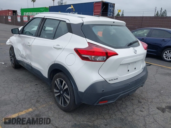 2020 Nissan Kicks SV with VIN 3N1CP5CV6LL503278, listed as a IAAI auction lot 42283410 with 30,639 mi miles and . Bid and sale history available at DreamBid. Image 3.