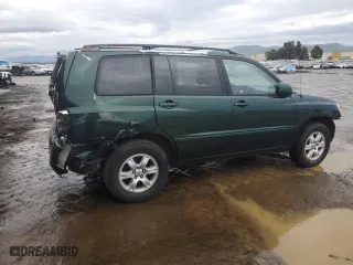 2002 Toyota Highlander with VIN JTEGF21A020036639, listed as a Copart auction lot 44389335 with 0 mi miles and Salvage Title. Bid and sale history available at carsss.com. Image 3.
