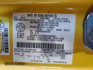 2017 Ford Mustang GT с VIN 1FA6P8CF3H5285009, выставлен на аукционе Copart как лот 46442455 с пробегом 135 971 миль миль и Списание • Salvage title. История ставок и продаж доступна на DreamBid. Изображение 15.