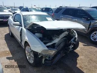 2012 Ford Mustang V6 Premium with VIN 1ZVBP8AM7C5263479, listed as a IAAI auction lot 41968713 with 148,144 mi miles. Bid and sale history available at carsss.com. Image 1.