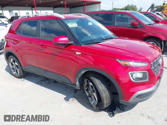 2021 Hyundai Venue SEL with VIN KMHRC8A38MU073293, listed as a IAAI auction lot 42386049 with 40,877 mi miles and . Bid and sale history available at DreamBid. Image 1.