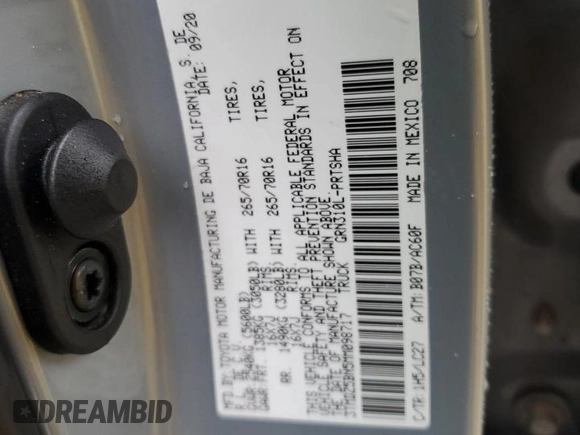 2021 Toyota Tacoma 4WD SR5 with VIN 3TMDZ5BN5MM098717, listed as a Copart auction lot 43877975 with 21,328 mi miles and Salvage Title. Bid and sale history available at carsss.com. Image 13.