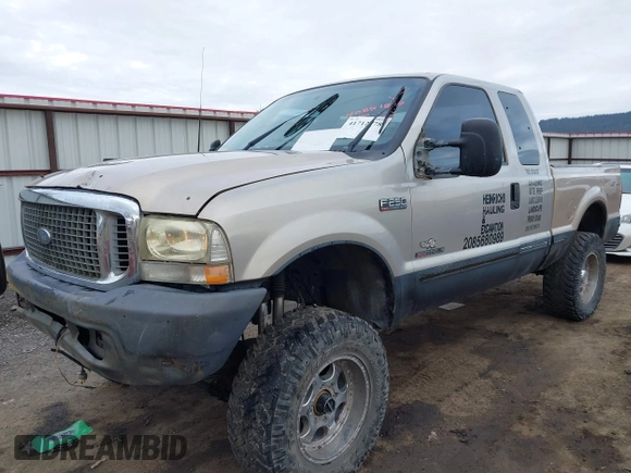 1999 Ford Super Duty F-250 XL with VIN 1FTNX21F1XED40173, listed as a IAAI auction lot 41712778 with 166,586 mi miles. Bid and sale history available at carsss.com. Image 2.