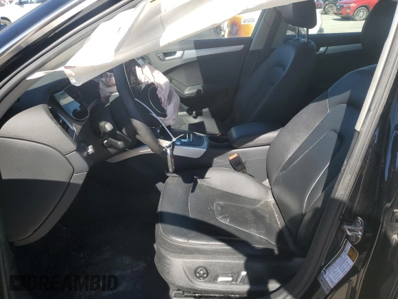 2015 Audi A4 Premium Plus with VIN WAUFFAFL5FN024562, listed as a Copart auction lot 48058595 with 0 mi miles and Salvage Title. Bid and sale history available at carsss.com. Image 7.