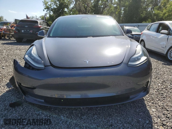 2020 Tesla Model 3 Standard Range Plus with VIN 5YJ3E1EA0LF784854, listed as a Copart auction lot 54994055 with 43,055 mi miles and Non Repairable. Bid and sale history available at DreamBid. Image 5.
